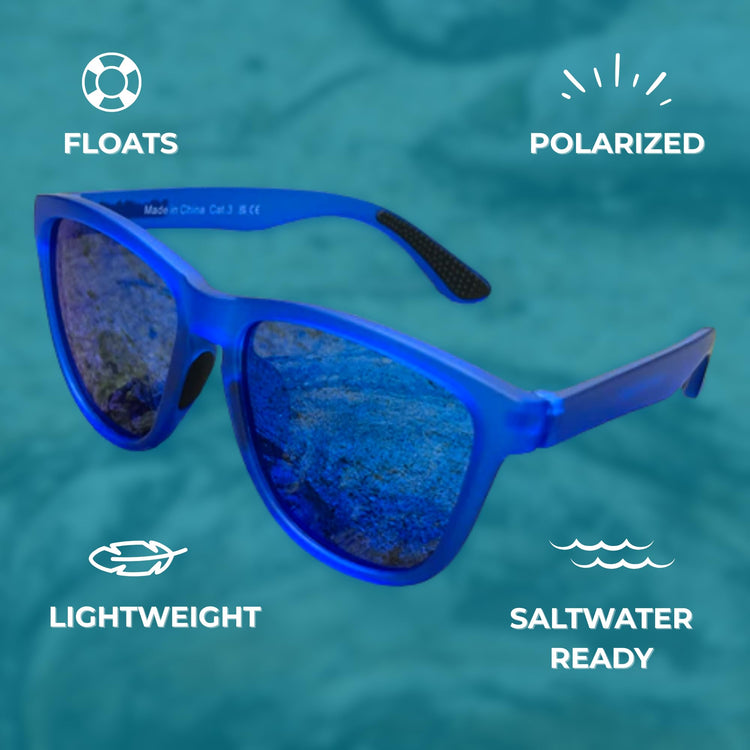 Signature Floating Polarized Sunglasses - Blue Drifter