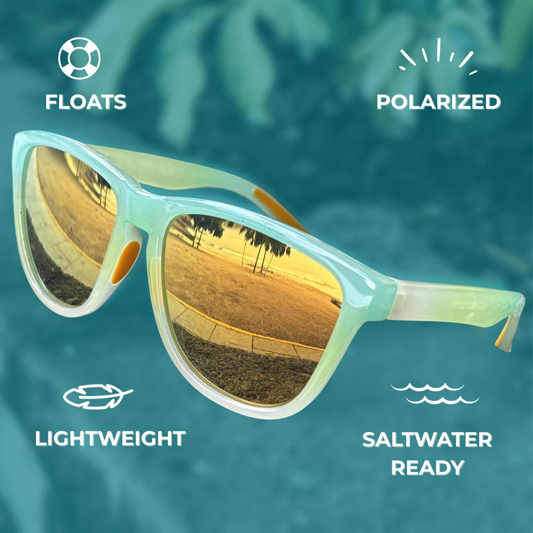 Signature Floating Polarized Sunglasses - Citrus Gaze