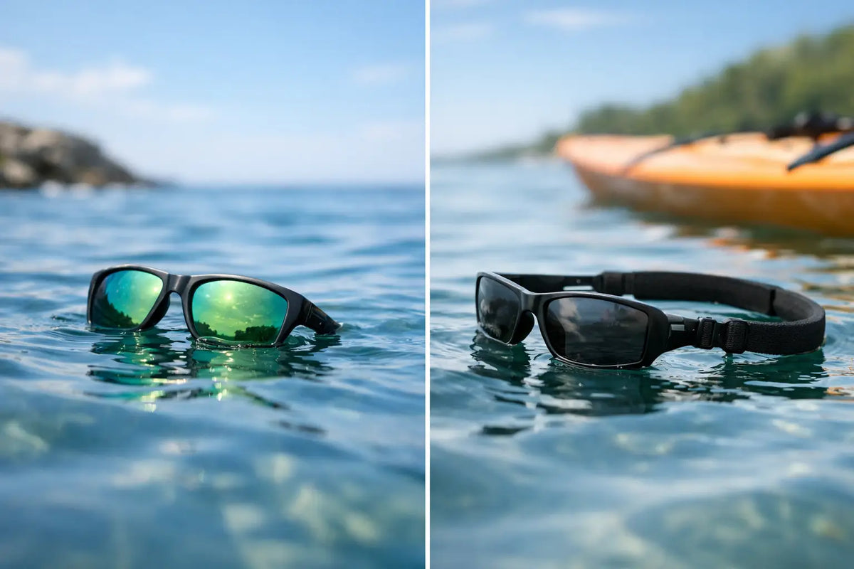 Floating vs Strap Sunglasses on the Water