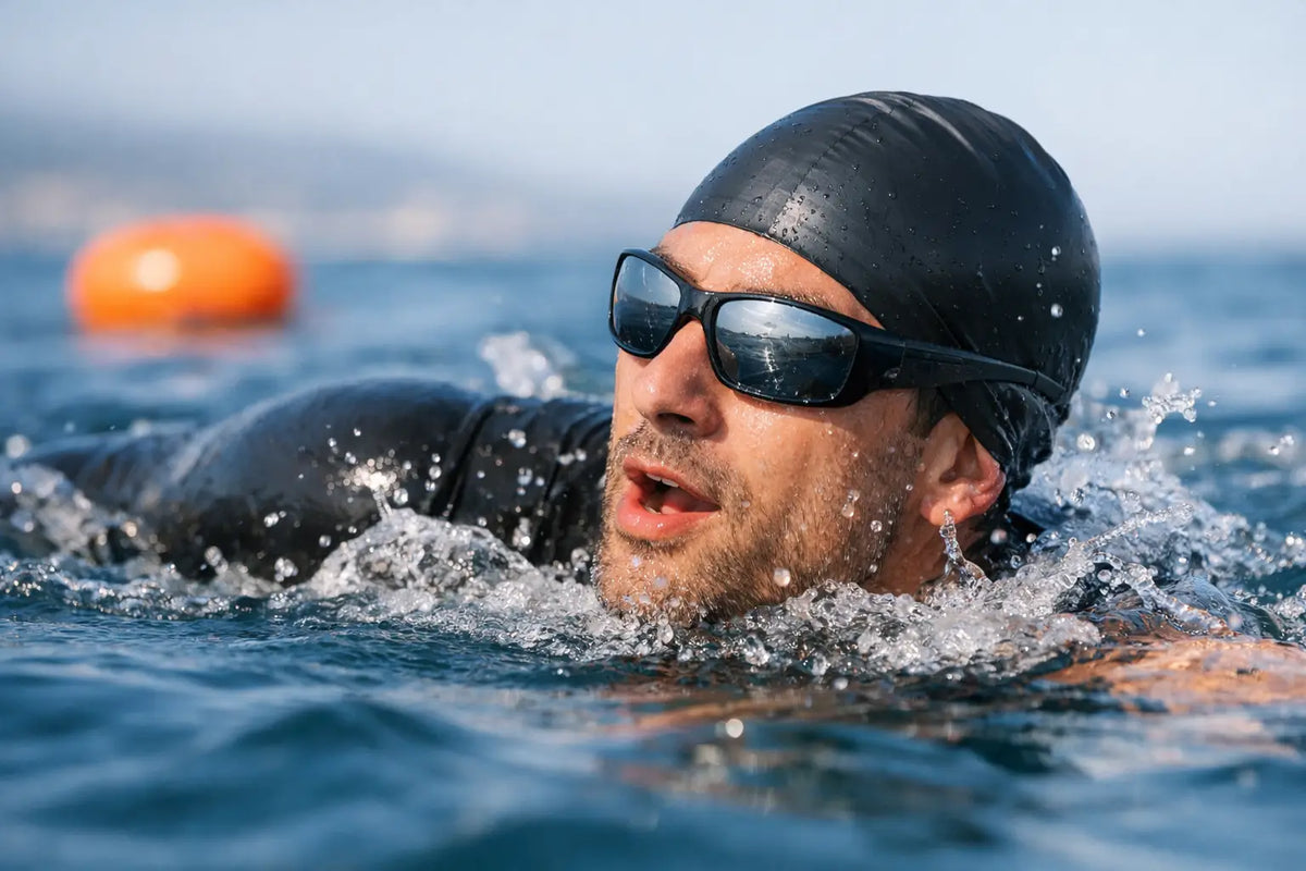 Sunglasses for Open Water Training That Stay On