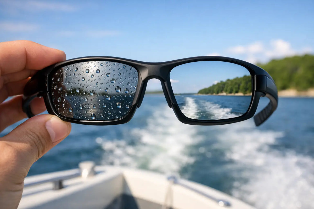 Are Hydrophobic Lenses Useful on the Water?