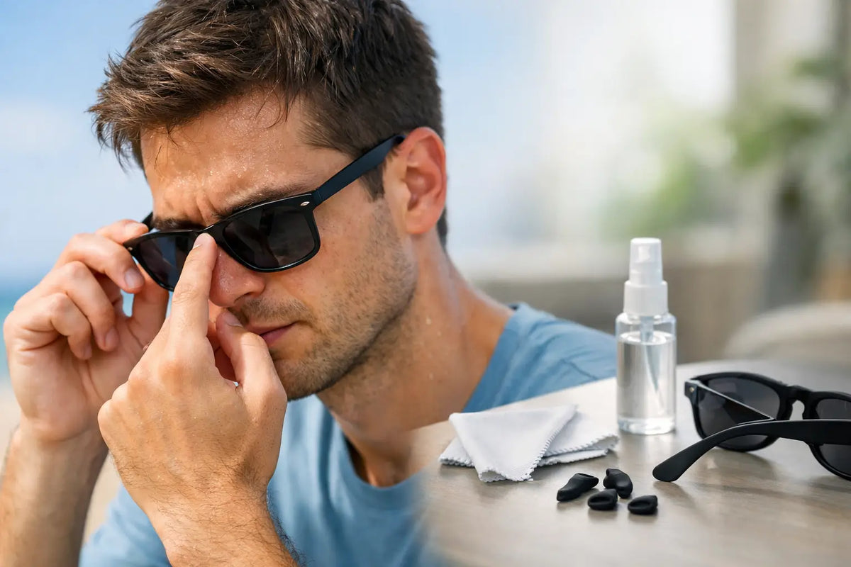 How to Prevent Sunglasses Slipping Fast