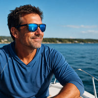 WaveRider Floating Polarized Sunglasses - Blue Horizon