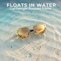 WaveRider Floating Polarized Sunglasses - Amber Sky