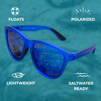 Signature Floating Polarized Sunglasses - Blue Drifter