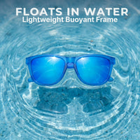 Signature Floating Polarized Sunglasses - Blue Drifter