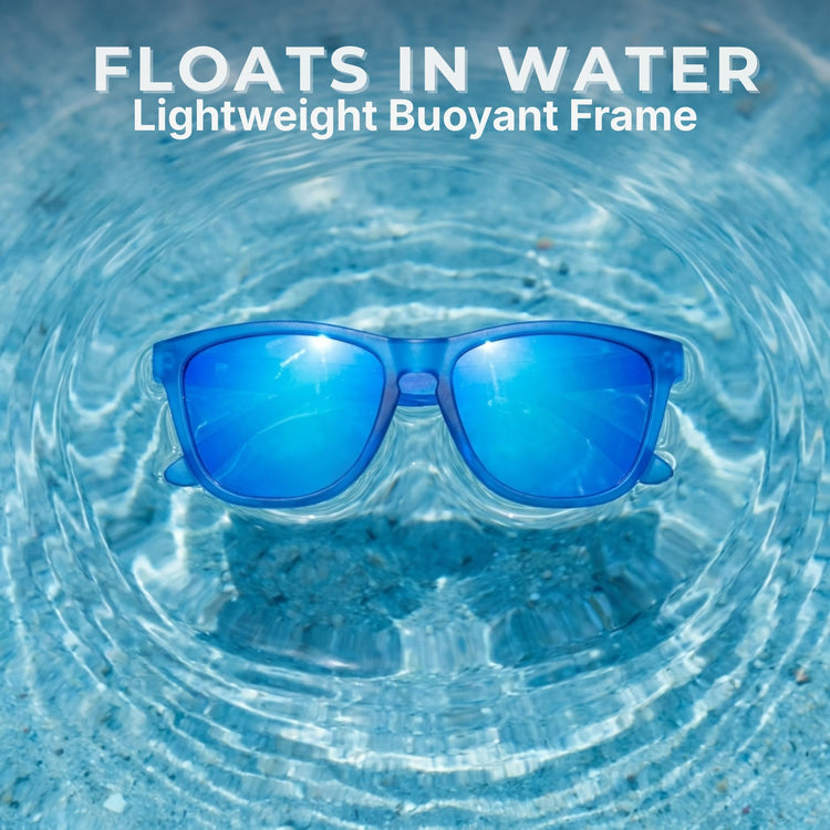 Signature Floating Polarized Sunglasses - Blue Drifter