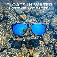WaveRider Floating Polarized Sunglasses - Blue Horizon