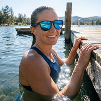 Signature Floating Polarized Sunglasses - Blue Tide