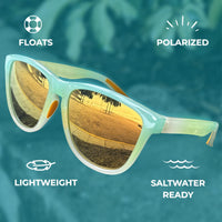 Signature Floating Polarized Sunglasses - Citrus Gaze
