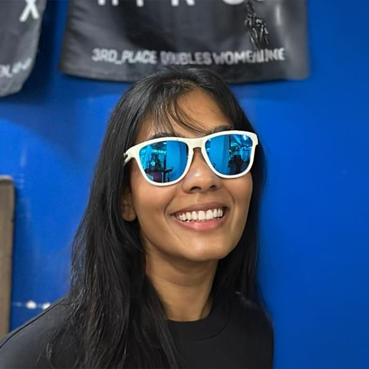 Signature Performance Sunglasses - Clear Blue