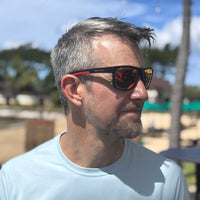 WaveRider Performance Floating Sunglasses: Midnight Flare