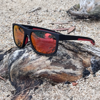 WaveRider Performance Floating Sunglasses: Midnight Flare