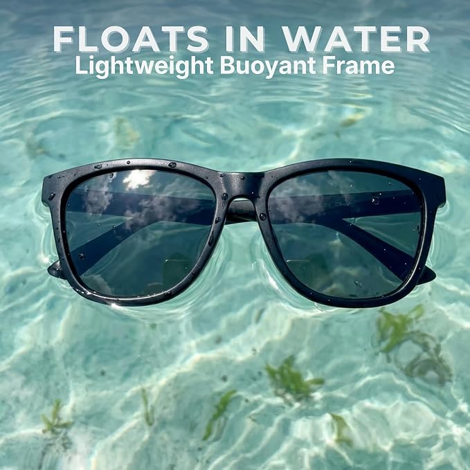 Signature Floating Polarized Sunglasses - Onyx