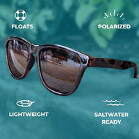 Signature Floating Polarized Sunglasses - Savannah
