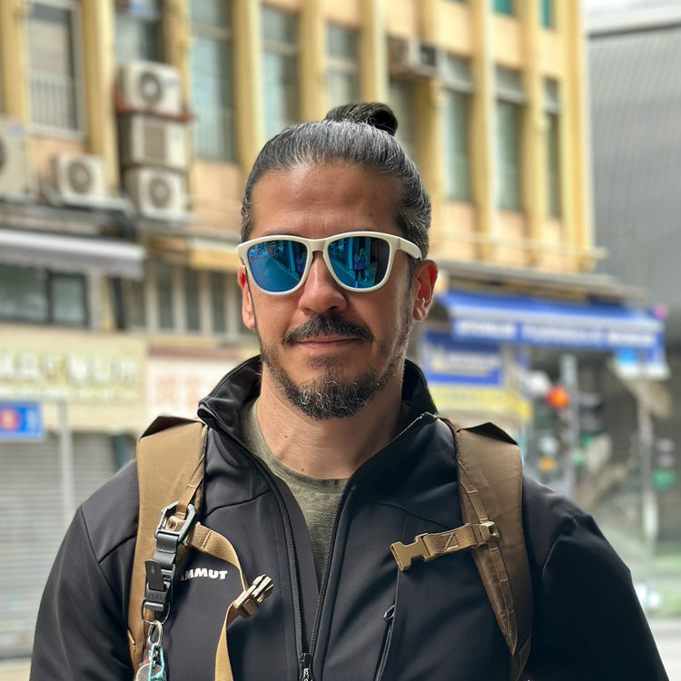 Signature Performance Sunglasses - Clear Blue