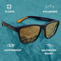 Signature Floating Polarized Sunglasses - Sunset
